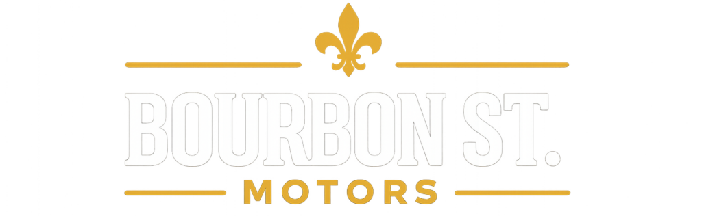 bourbon st motors car dealer logo