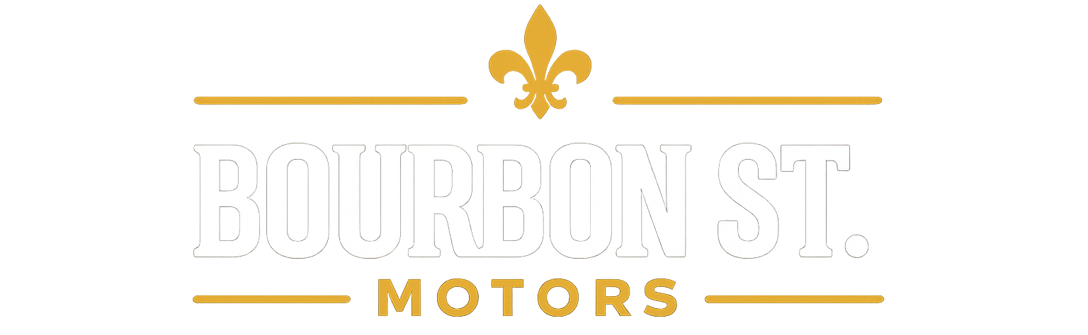 bourbon st motors car dealer logo
