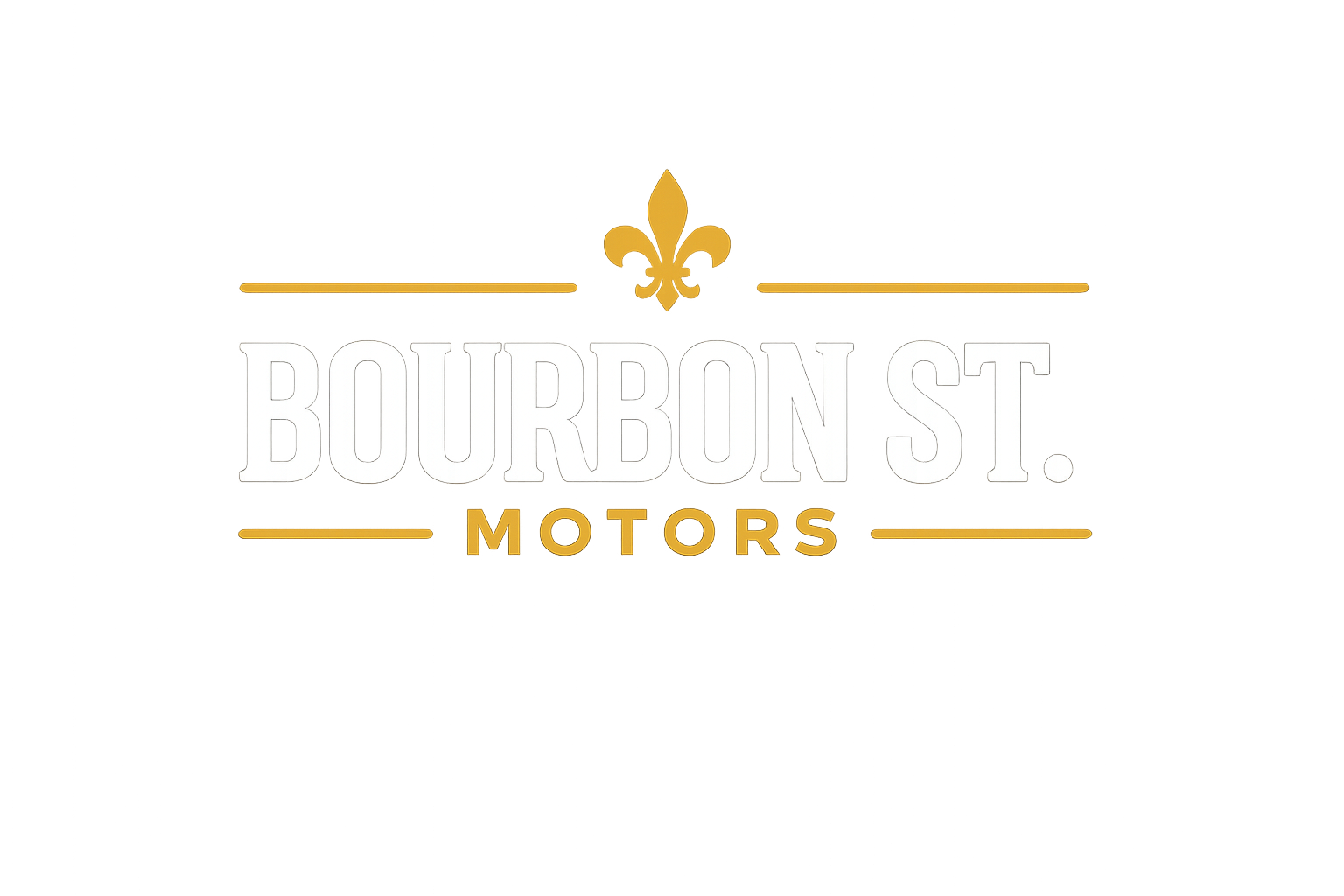 bourbon st motors car dealer logo