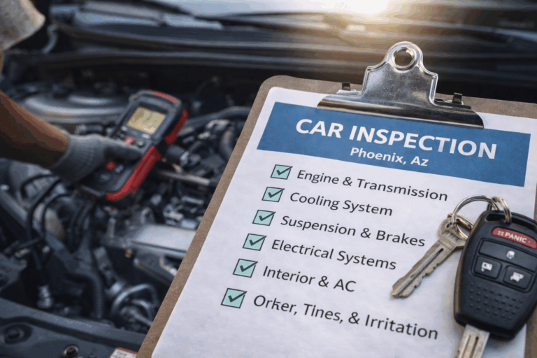 Used Car Inspections in Phoenix: What Dealers Check (and What Buyers Should Too)